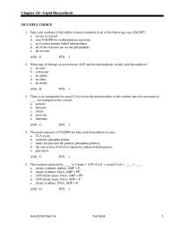 Chapter 24 What type of linkage occurs between ACP and the intermediates