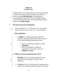 Chapter 8 Homework The Production Budget Turn Directly Influences The
