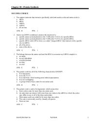 Chapter 30 The adapter molecule that interacts specifically with both nucleic acids