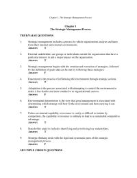Chapter 1 1 The Strategic Management Process The Strategic
