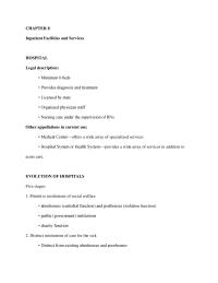 Chapter 8 Homework The Swing Bed Program Enabled Many Rural