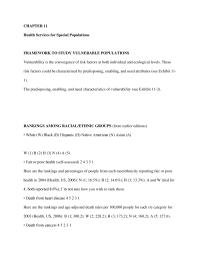 Chapter 11 Homework The Framework Also Suggests That Public Policy