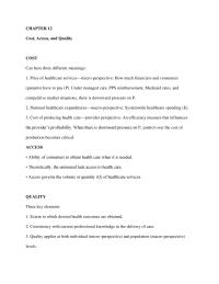 Chapter 12 Homework Domains Quality Assessment The Donabedian Model