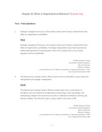 Chapter 1 1 Organizational Behavior Ob25 the Rule One eighth Suggests That