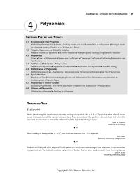 Chapter 4 Algebra Concepts And Applications Sixth Edition Section