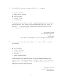 Chapter 5 2 When People First Encounter Stressors The