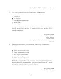 Chapter 5 3 All These Are Examples Emotion focused Coping