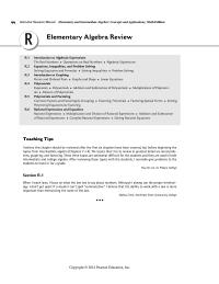 Chapter R Clear Fractions Distributive Property Combine Like Terms