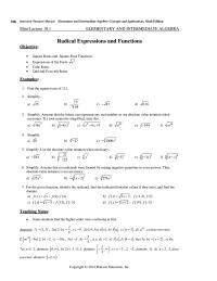 Chapter 10 Use The Laws Exponents Simplify Not Use