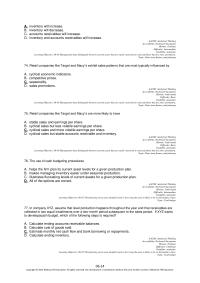 Economics Chapter 6 2 Inventory Will Increase Inventory Will Decrease Accounts