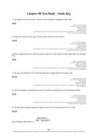 Economics Chapter 8 1 What Generally The Largest Source Short term