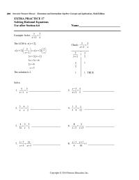 Chapter 17 A number plus five times its reciprocal is-6