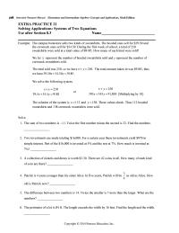 Chapter 21 A chemist has one solution that is 20% saline and a second