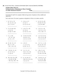 Chapter 22 The third of 3 numbers is 27 less than twice the second