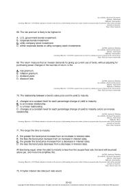 Economics Chapter 10 2 The Risk Premium Likely Highest For