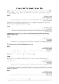 Economics Chapter 16 1 The Greater Use Debt Corporations Since