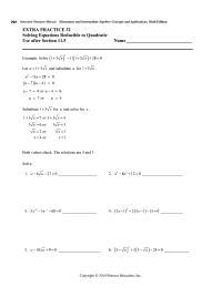 Chapter 32 The area of a rectangle is The length of a diagonal