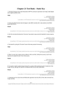 Economics Chapter 21 1 The North American Free Trade Association Nafta