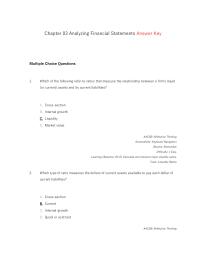 Chapter 3 1 Basic Earnings Power Ratiob Profit Marginc Return
