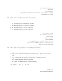 Chapter 4 5 Which The Following Investments Would You
