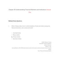 Chapter 6 1 Which These Provide Forum Which Demanders Funds