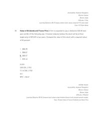 Chapter 8 2 Dividend Growth Annual Dividends Walmart Stores