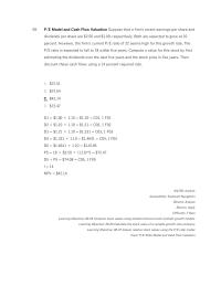 Chapter 8 3 Pe Model And Cash Flow Valuation