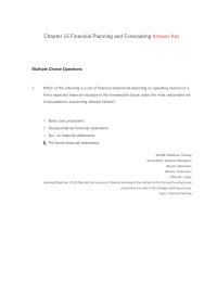 Chapter 15 1 auditors to determine if the company’s annual report is