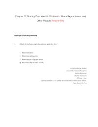 Chapter 17 1 Declaration Date Exdividen Date Record Dated Payment