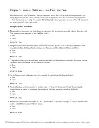 Economics Chapter 3 1 Changes Working Capital Have Effect Free Cash