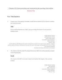 Chapter 5 1 Recognize the people involved in the accounting communication process