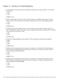 Economics Chapter 11 1 Irrsc Project Independent Then Cannot Have Multiple