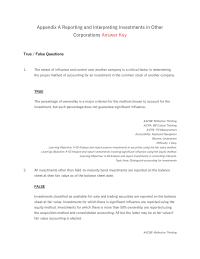 Appendix A 1 Held-to-maturity bond investments must be reported on the balance
