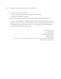Chapter 11 2 Employees Who Receive Stock Options Compensation