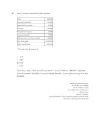 Chapter 13 3 The Current Ratio What Will The