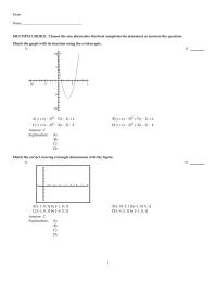 Chapter 1 1 Which equation corresponds to Y2 in the table