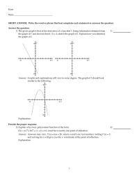 Chapter 5 1 Sketch a graph of a single function that has these properties