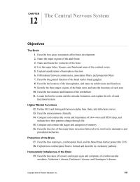 Psychology Chapter 12 Homework Spinal Nerves And Peripheral Nervous