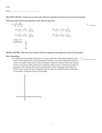 Chapter 5 1 Find And Substituting Each Three Ordered Pairs