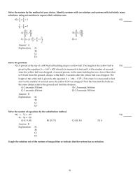 Chapter 5 3 Solve The System The Method Your Choice