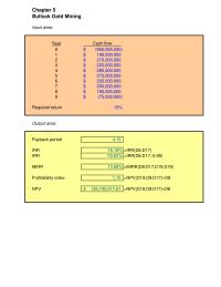 Finance Chapter 5 Homework Output Area Payback Period 413&nbsp;