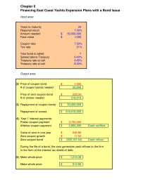 Finance Chapter 8 Homework Repayment Zeroes 218016000 Year Interest Payments Pretax