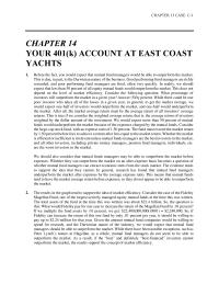 Finance Chapter 14 Homework This Means That Mutual Funds Tend Have