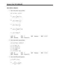 Chapter 9 1 Solve the initial-value problem