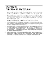 Finance Chapter 19 Homework Cessation Dividend Payments Viewed The Market Negative