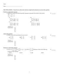 Chapter 4 1 Not Solve This System Labor And Material