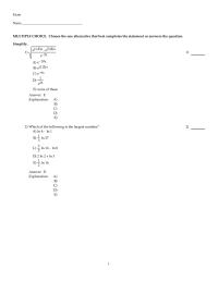 Chapter 4 1 Which of the following is the largest number