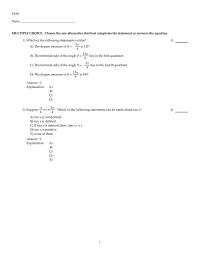 Chapter 8 1 Give The Values Sin And Cos Where