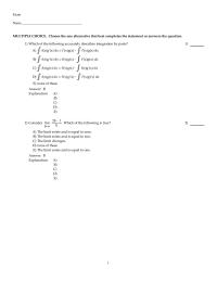 Chapter 9 1&nbsp;Which of the following accurately describes integration by parts