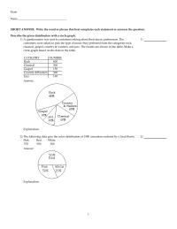 Chapter 8 1 A cruise ship carried the following numbers of passengers on ten